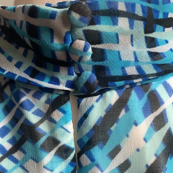 Calvin Klein, Sz 8, sleeveless halter mock neck floor length maxi dress - Picture 6 of 9